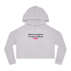 Mantra Women's Cropped Hoodie