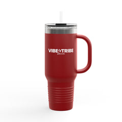 Vibe Tribe Insulated Travel Mug - 40oz with Straw