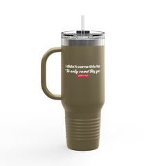 Mantra Insulated Travel Mug - 40oz with Straw