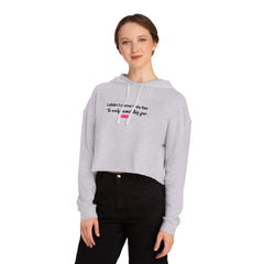 Mantra Women's Cropped Hoodie