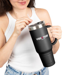 Vibe Tribe Insulated Travel Mug - 40oz with Straw