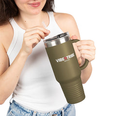 Vibe Tribe Insulated Travel Mug - 40oz with Straw