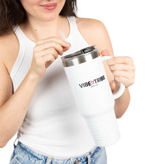 Vibe Tribe Insulated Travel Mug - 40oz with Straw