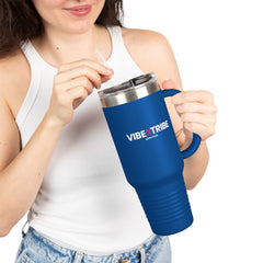 Vibe Tribe Insulated Travel Mug - 40oz with Straw